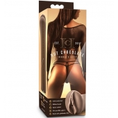 Коричневый мастубратор-вагина Nicole s Kitty - Blush Novelties - в Волжском купить с доставкой