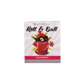 Стимулирующий презерватив-насадка Roll   Ball Raspberry - Sitabella - купить с доставкой в Волжском