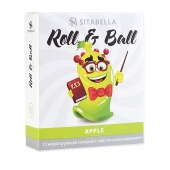 Стимулирующий презерватив-насадка Roll   Ball Apple - Sitabella - купить с доставкой в Волжском