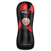 Мастурбатор-вагина Vibrating Pussy Stroker с вибрацией - Pipedream - в Волжском купить с доставкой