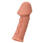 Насадка на фаллос с пузыриками, венками и ребристостью KOKOS Extreme Sleeve 09 - 12,7 см. - KOKOS - в Волжском купить с доставкой