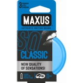 Классические презервативы в железном кейсе MAXUS Classic - 3 шт. - Maxus - купить с доставкой в Волжском