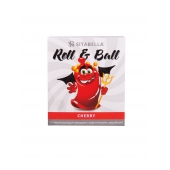 Стимулирующий презерватив-насадка Roll   Ball Cherry - Sitabella - купить с доставкой в Волжском