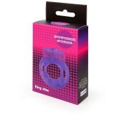 Фиолетовое эрекционное виброкольцо с бабочкой - Erowoman-Eroman - в Волжском купить с доставкой