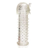 Закрытая прозрачная насадка на пенис Crystal Sleeve Faraon - 13,5 см. - Erowoman-Eroman - в Волжском купить с доставкой