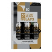 Подарочный набор вкусовых лубрикантов Tri-Me Triple Pack Gelato - System JO - купить с доставкой в Волжском