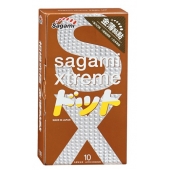 Презервативы Sagami Xtreme FEEL UP с точечной текстурой и линиями прилегания - 10 шт. - Sagami - купить с доставкой в Волжском