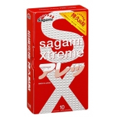 Утолщенные презервативы Sagami Xtreme Feel Long с точками - 10 шт. - Sagami - купить с доставкой в Волжском