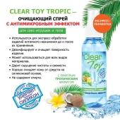 Очищающий спрей для игрушек CLEAR TOY Tropic - 100 мл. - Биоритм - купить с доставкой в Волжском