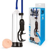 Прозрачная вакуумная помпа с ручным поршнем - Sex Expert - в Волжском купить с доставкой