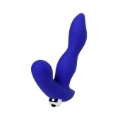 Синий силиконовый вибростимулятор простаты Stroman - 14,5 см. - ToyFa - в Волжском купить с доставкой