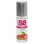 Смазка на водной основе S8 Flavored Lube со вкусом вишни - 125 мл. - Stimul8 - купить с доставкой в Волжском