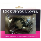 Черные меховые наручники Love с ключиками - Baile - купить с доставкой в Волжском