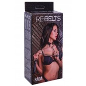 Черный поводок и чокер с кольцом Rada - Rebelts - купить с доставкой в Волжском