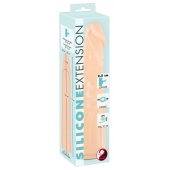 Телесная насадка-удлинитель Silicone Extension - 19 см. - Orion - в Волжском купить с доставкой