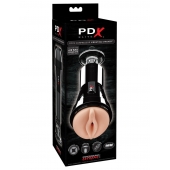 Телесный вибромастурбатор-вагина Cock Compressor Vibrating Stroker - Pipedream - в Волжском купить с доставкой