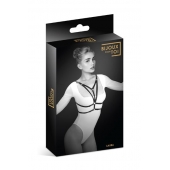 Черная упряжь на грудь Laura - Bijoux Pour Toi - купить с доставкой в Волжском