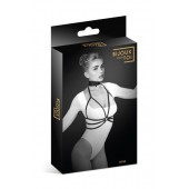 Черная упряжь на грудь Julia - Bijoux Pour Toi - купить с доставкой в Волжском