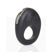 Черное эрекционное виброкольцо ATOM - Hot Octopuss - в Волжском купить с доставкой