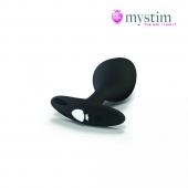 Черная пробка Mystim Rocking Vibe S с возможностью подключения к электростимулятору - 9,7 см. - MyStim - купить с доставкой в Волжском