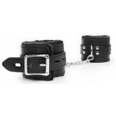 Черные оковы на металлических карабинах - Notabu - купить с доставкой в Волжском