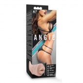 Телесный мастурбатор-ротик Angie - Blush Novelties - в Волжском купить с доставкой