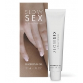 Гель для мастурбации с ароматом кокоса Slow Sex Finger Play Gel - 30 мл. - Bijoux Indiscrets - купить с доставкой в Волжском