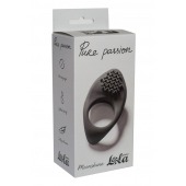 Черное эрекционное виброкольцо Pure Passion Moonshine - Lola Games - в Волжском купить с доставкой