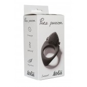 Черное эрекционное виброкольцо Pure Passion Sunset - Lola Games - в Волжском купить с доставкой