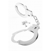 Металлические серебристые наручники Designer Metal Handcuffs - Pipedream - купить с доставкой в Волжском