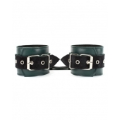 Изумрудные оковы на ноги Ladys Arsenal на карабинах - БДСМ Арсенал - купить с доставкой в Волжском