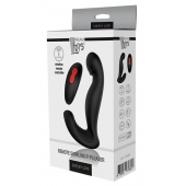 Черный вибромассажер простаты SWIRLING P-PLEASER - Dream Toys - в Волжском купить с доставкой