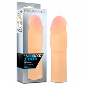 Телесная насадка-удлинитель на пенис PERFORMANCE 1.5INCH COCK XTENDER - 16 см. - Blush Novelties - в Волжском купить с доставкой
