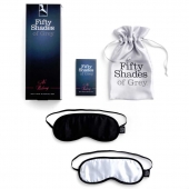 Набор из двух масок на глаза Soft Blindfold Twin Pack - Fifty Shades of Grey - купить с доставкой в Волжском