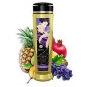 Массажное масло Libido Exotic Fruits с ароматом экзотических фруктов - 240 мл. - Shunga - купить с доставкой в Волжском