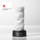 Белый 3D мастурбатор POLYGON - Tenga - в Волжском купить с доставкой