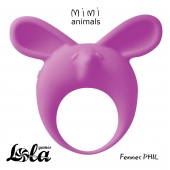 Фиолетовое эрекционное кольцо Fennec Phil - Lola Games - в Волжском купить с доставкой