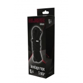 Черная веревка для шибари DELUXE BONDAGE ROPE - 5 м. - Dream Toys - купить с доставкой в Волжском