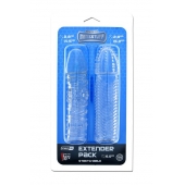 Комплект из 2 прозрачных насадок на пенис PENIS EXTENDER PACK - Dream Toys - в Волжском купить с доставкой