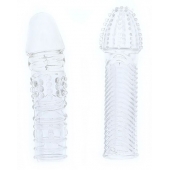 Комплект из 2 прозрачных насадок на пенис PENIS EXTENDER PACK - Dream Toys - в Волжском купить с доставкой
