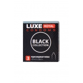 Черные презервативы LUXE Royal Black Collection - 3 шт. - Luxe - купить с доставкой в Волжском