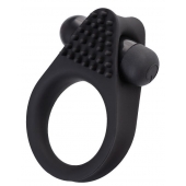 Черное эрекционное виброкольцо Brid с шипиками - A-toys - в Волжском купить с доставкой
