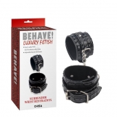 Черные наручники Surrender Wrist Restraints - Chisa - купить с доставкой в Волжском