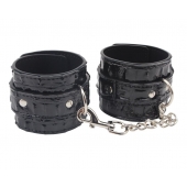 Черные наручники Surrender Wrist Restraints - Chisa - купить с доставкой в Волжском