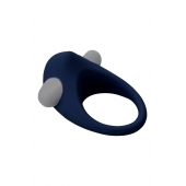 Гладкое синее эрекционное виброкольцо STIMU RING - Dream Toys - в Волжском купить с доставкой