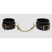 Черные оковы на ноги Bound to You Faux Leather Ankle Cuffs - Fifty Shades of Grey - купить с доставкой в Волжском