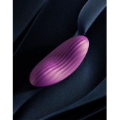 Фиолетовый клиторальный стимулятор Edeny с управлением через приложение - Svakom