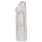 Удлиняющая насадка на пенис Mega Dick Sleeve Transparent - Orion - в Волжском купить с доставкой