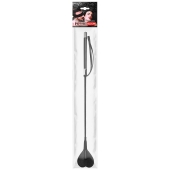 Черный стек с наконечником-сердечком - 54 см. - Notabu - купить с доставкой в Волжском