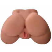 Кофейный мастурбатор-полуторс Perfect Ass Masturbator - Pipedream - в Волжском купить с доставкой